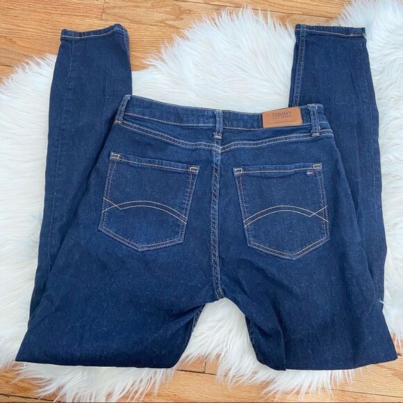 Tommy Jeans Women's High Rise Skinny Santana High Rise Jeans Size 30 - Picture 4 of 7
